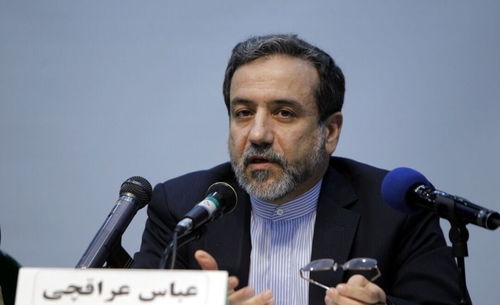 伊朗外交部长阿拉格齐发言现场
