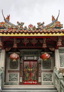 台南古老祠堂内林氏牌匾