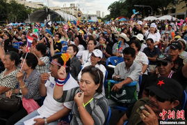 泰国民众在曼谷抗议