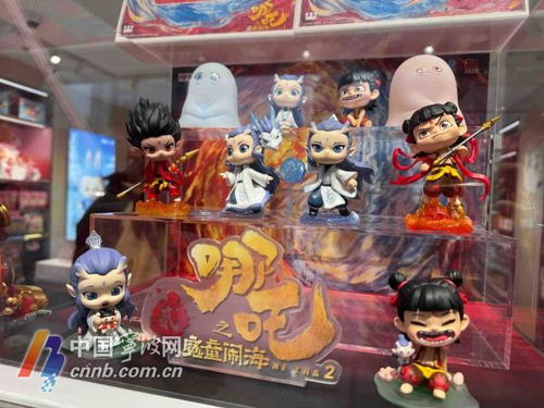 哪吒系列周边产品展示