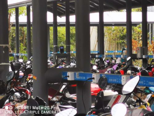 电瓶车集中充电站示意图