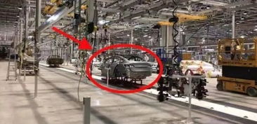 特斯拉工厂生产线实景图