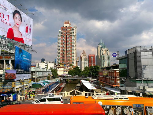 泰国曼谷市中心街景