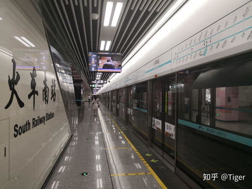 成都地铁站台实景