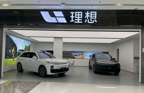 理想汽车展会上展示新款车型