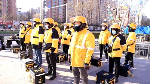 外卖骑手配送过程