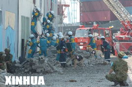 日本居民进行地震演练