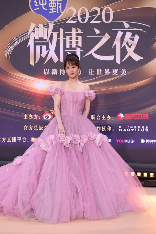 杨紫李现微博之夜红毯