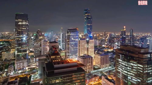 泰国曼谷街头繁忙的城市景象