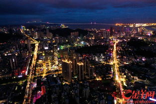 日本夜景灯火通明