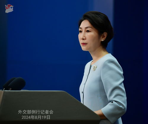 中国外交部发言人毛宁召开记者会