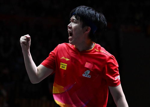 王楚钦庆祝得分