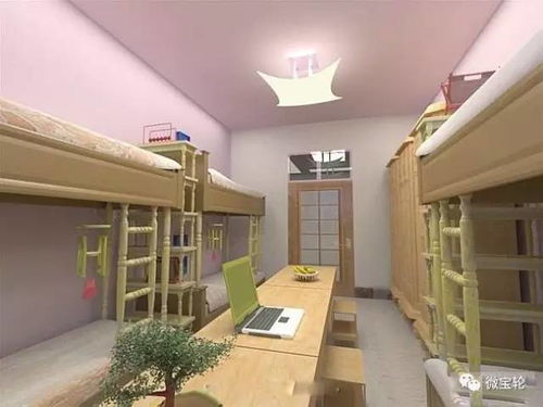 设施齐全的大学宿舍洗手台