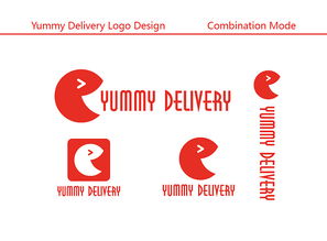 不同外卖平台的标志组合在一起