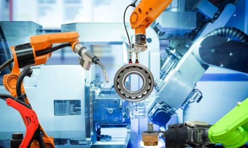 机器人制造过程中精密的操作画面