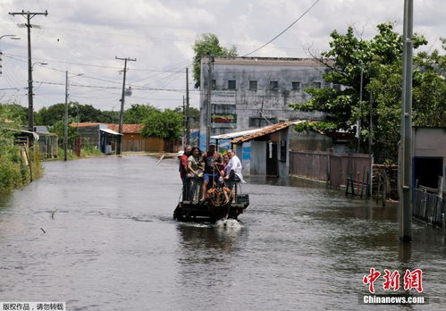 街道积水严重场景