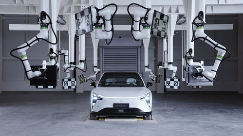 极越汽车工厂景象