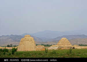 西夏陵遗址的风光