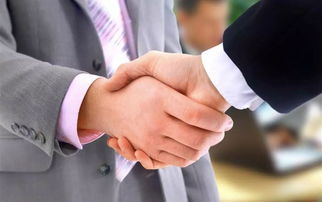 合作握手