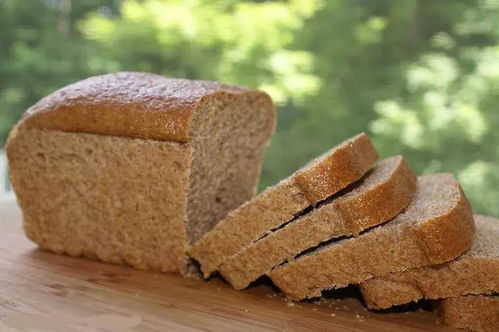 一块全麦面包配果酱