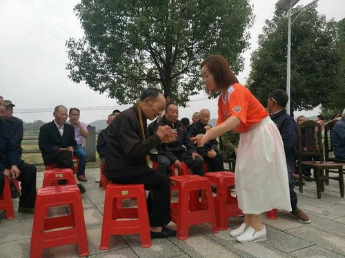 志愿者陪伴老人活动