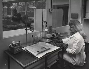 哈工大实验室一角