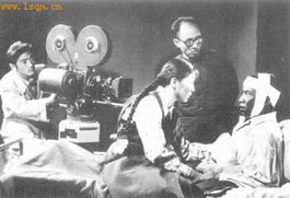 电影拍摄现场导演指导演员画面