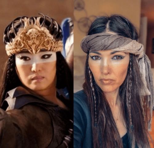 博主仿妆过程展示