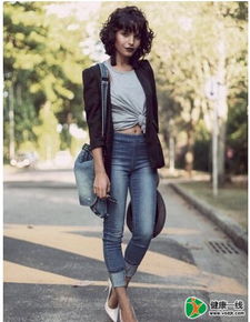 小西装马甲搭配多种内搭的穿搭展示