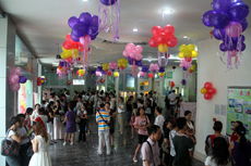 活动现场布置全景图