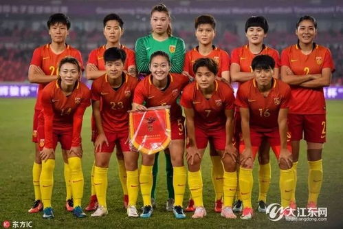 中国女足合影