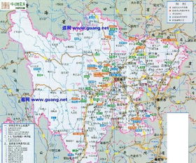 川渝地区地图示意