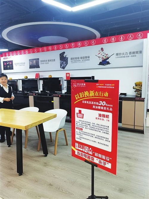 旧电视换新电视场景