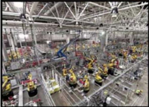 特斯拉超级工厂内部