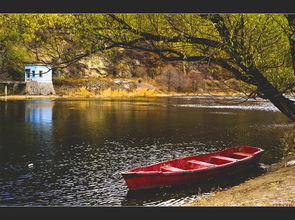 永定河畔宁静画面