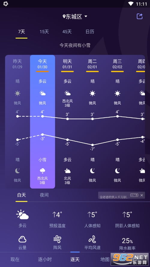手机显示深圳天气微博界面