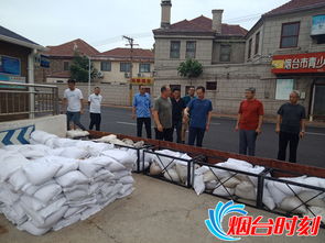 防台风准备工作现场