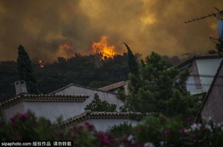 城市遭空袭冒烟