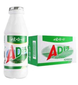 娃哈哈AD钙奶产品