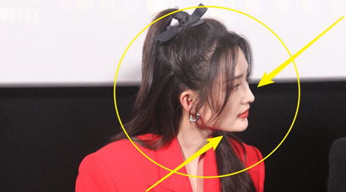 这是张元英的侧颜生图，可以看到她精致的五官