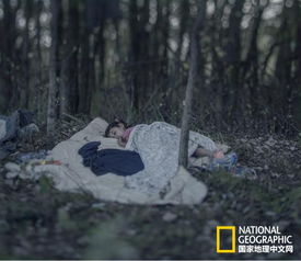 疲惫不堪的叙利亚难民