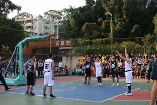 球场上紧张的比赛氛围