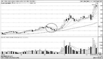 股市K线图大幅上涨