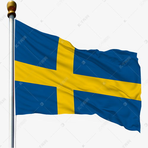瑞典国旗插图