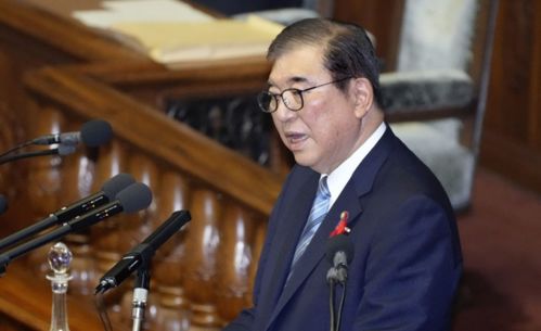 石破茂演讲场景