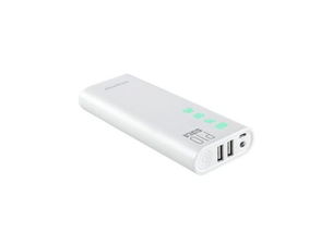 正在充电的充电宝特写