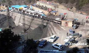 矿难现场的遗迹照片