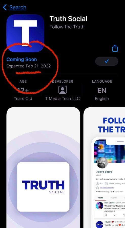 特朗普社交平台回应