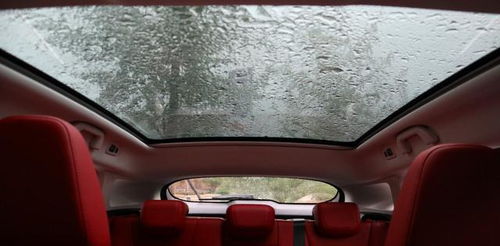 全景天幕车内情况