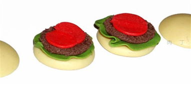 橡皮泥做的汉堡